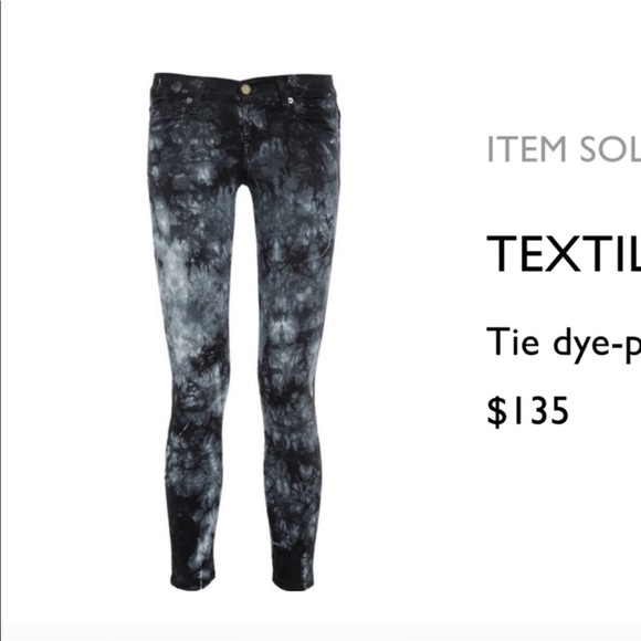 Textile Elizabeth & James Deb Tie Dye Jeans, 25 - Picture 3 of 5